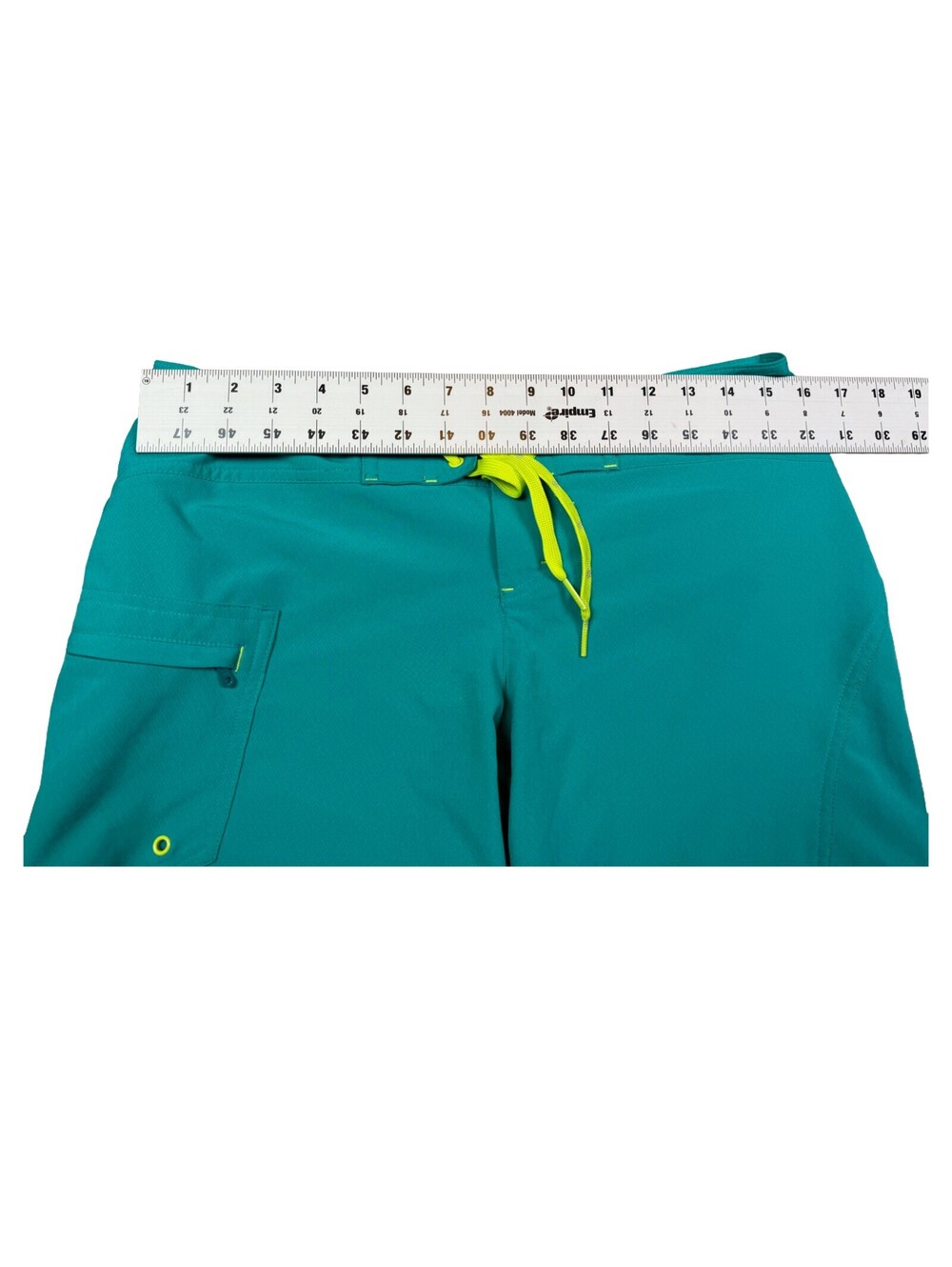Athleta Clearwater Board Shorts Womens 4 Teal Turquoise Swim Surf Stretch Summer - Picture 3 of 6